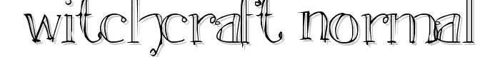 Witchcraft Normal font